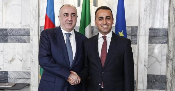 Глава МИД Азербайджана встретился с итальянским коллегой