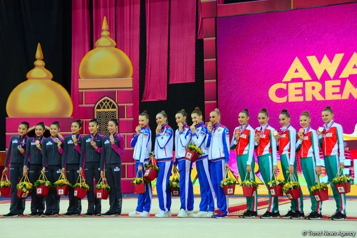 В Баку прошла церемония награждения победителей Чемпионата мира - ФОТО