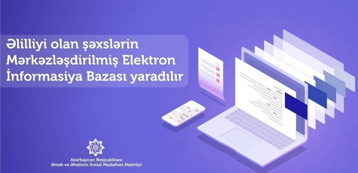 Минтруда Азербайджана создает электронно-информационную базу лиц с ограниченными возможностями здоровья