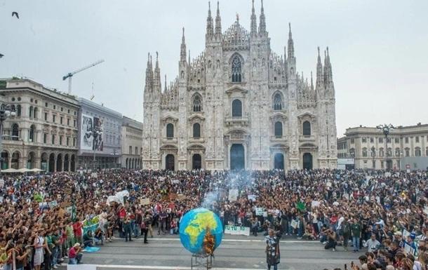 В Италии миллион человек вышли на протесты против изменений климата