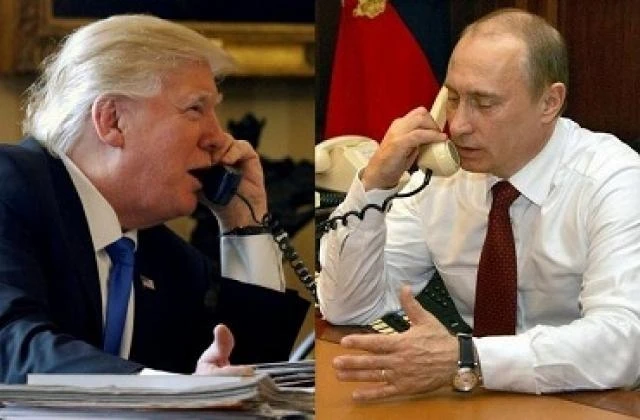 Телефонные разговоры Трампа с Путиным засекретили