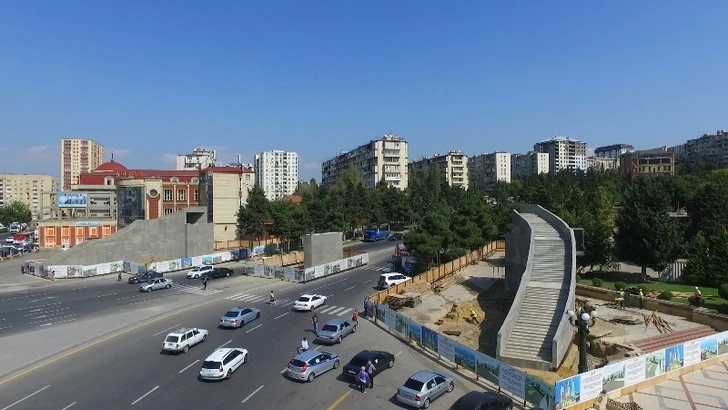 В столице строится семь пешеходных переходов - ФОТО