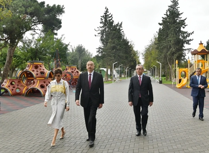 Ильхам Алиев ознакомился с условиями, созданными в парке на проспекте Ататюрка в Баку – ОБНОВЛЕНО