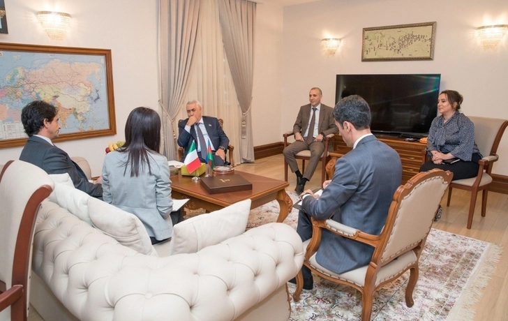 В ЗАО «Азербайджанские железные дороги» состоялась встреча с послом Италии