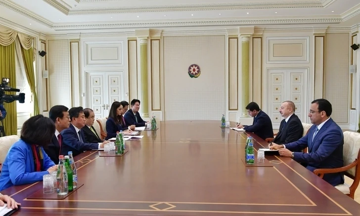 Ильхам Алиев принял делегацию во главе с председателем Национальной ассамблеи Кореи – ФОТО/ОБНОВЛЕНО
