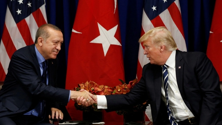 Трамп заявил, что Эрдоган подтвердил стремление к прекращению огня в Сирии
