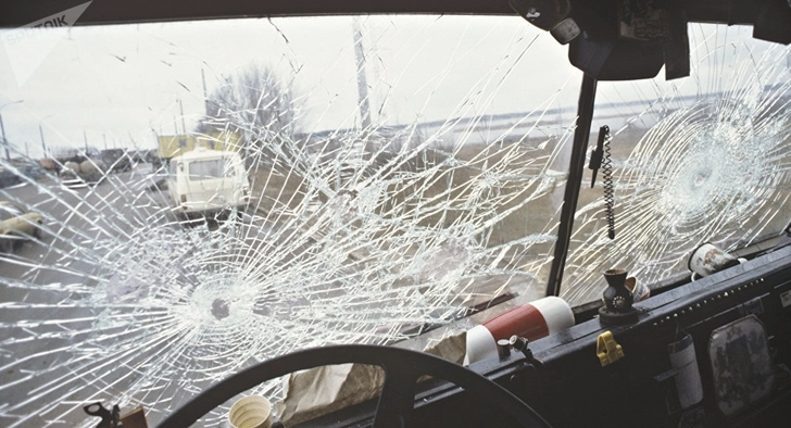В Евлахе произошло ДТП с участием пассажирского автобуса: есть пострадавшие