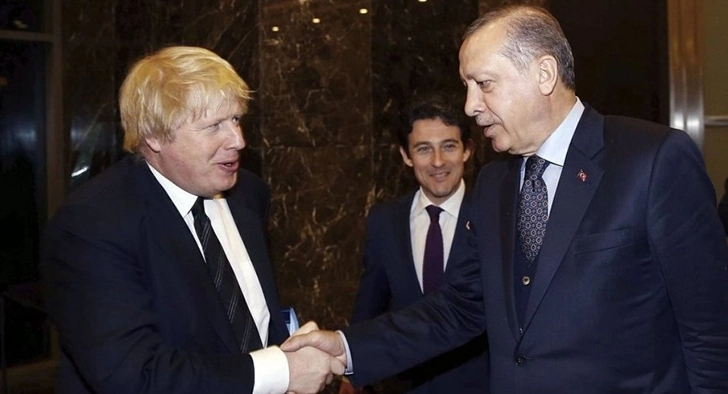 Эрдоган и Джонсон обсудили планы провести встречу с Макроном и Меркель
