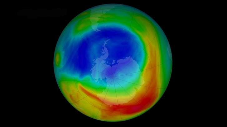 Размер озоновой дыры в атмосфере стал минимальным со времени обнаружения
