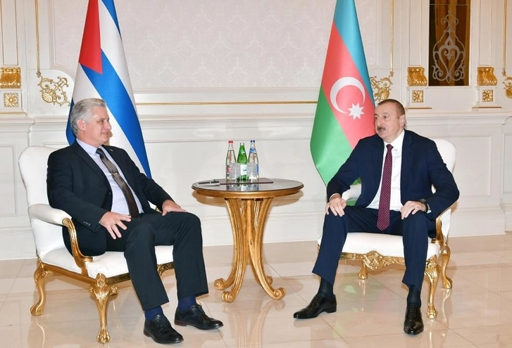 Ильхам Алиев встретился с президентом Кубы – ФОТО/ОБНОВЛЕНО