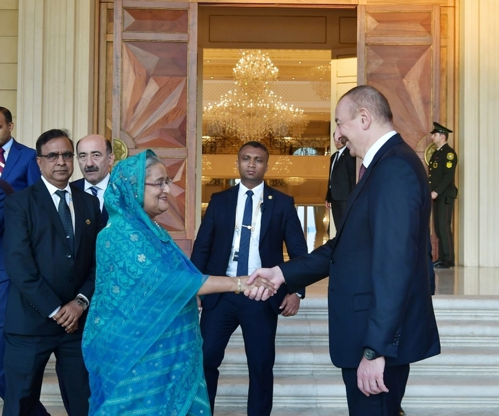 Президент Ильхам Алиев принял премьер-министра Бангладеш Шейх Хасину - ФОТО