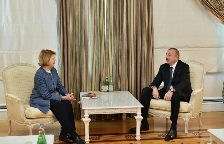 Ильхам Алиев принял делегацию во главе с торговым посланником премьер-министра Великобритании по Азербайджану