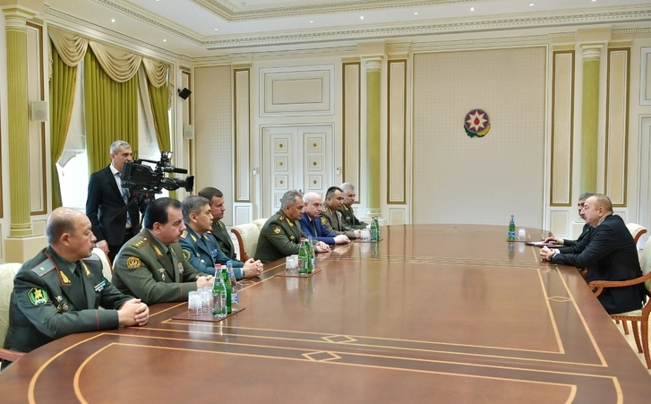 Президент Ильхам Алиев принял участников заседания Совета министров обороны СНГ - ОБНОВЛЕНО - ФОТО