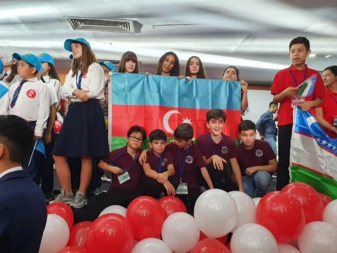 Азербайджанские школьники добились успеха на международной олимпиаде – ФОТО