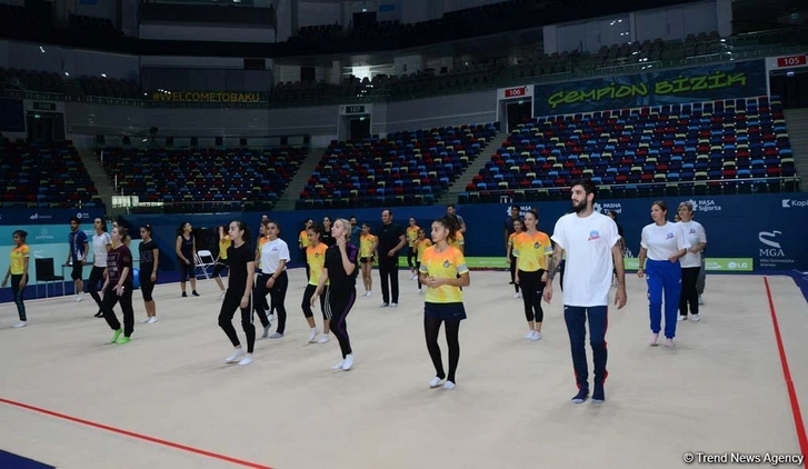 Федерация гимнастики Азербайджана в очередной раз организовала тренерские курсы по аэробной гимнастике - ФОТО