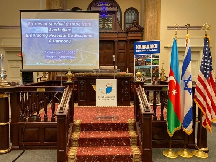 Попытки армянских лоббистов сорвать азербайджанскую встречу в синагоге в США провалились - ВИДЕО