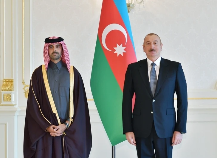 Президент Ильхам Алиев принял верительные грамоты новоназначенного посла Катара - ФОТО