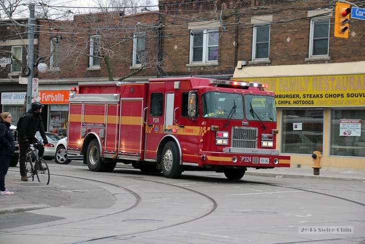 В Канаде задержан угонщик пожарной машины, пытавшийся наехать на пешеходов