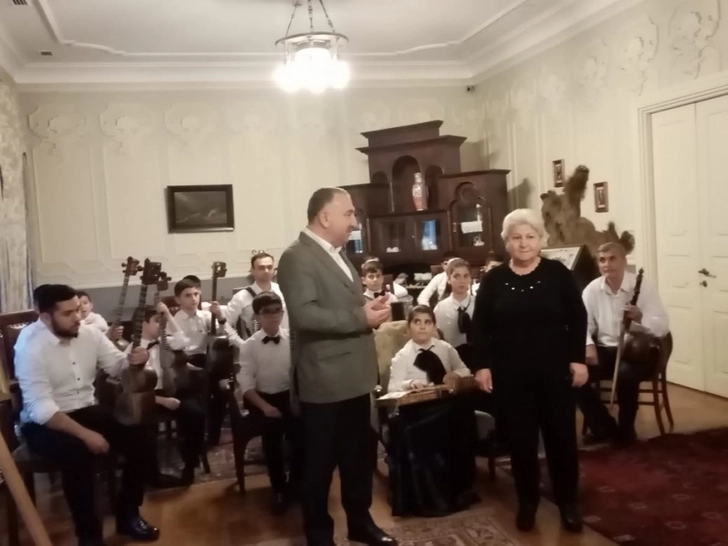Коллективы музыкальных школ Абшеронского района выступили с концертом в Грузии - ФОТО