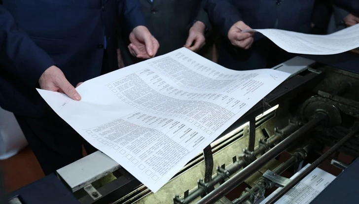 В Азербайджане началась печать бюллетеней в связи с муниципальными выборами - ФОТО