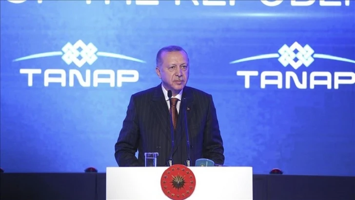 Эрдоган: TANAP - это в первую очередь символ исторической дружбы между Турцией и Азербайджаном