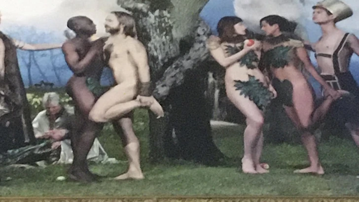 В шведской церкви Адама и Еву на алтаре заменили на геев
