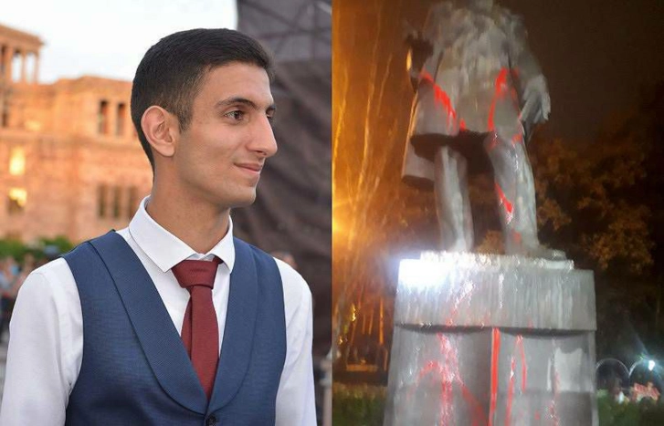 В Армении осквернили памятник Грибоедову