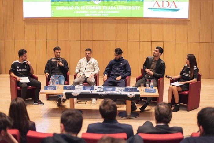 Игроки «Карабаха» посетили университет АДА