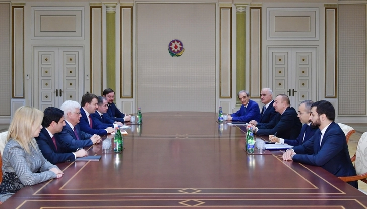 Президент Азербайджана принял делегацию во главе с министром экономического развития России - ФОТО - ОБНОВЛЕНО
