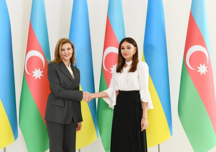 Первый вице-президент Азербайджана Мехрибан Алиева встретилась с первой леди Украины - ФОТО/ОБНОВЛЕНО
