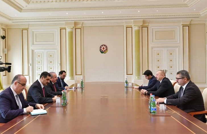 Президент Ильхам Алиев принял председателя Великого национального собрания Турции - ОБНОВЛЕНО