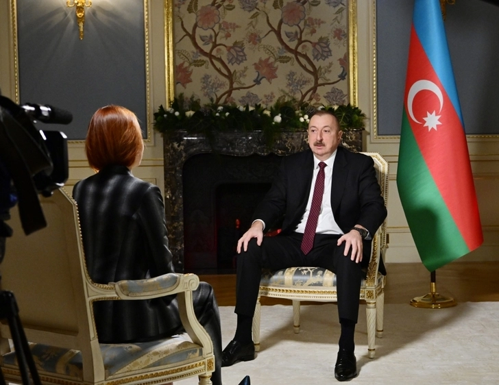 Президент Ильхам Алиев дал интервью телеканалу «Россия-24» – ФОТО/ВИДЕО