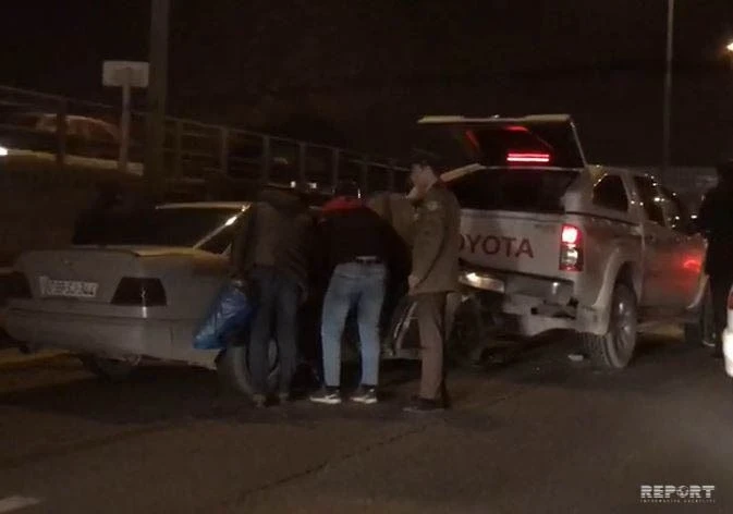 В Баку произошла цепная авария с участием пяти автомобилей – ВИДЕО