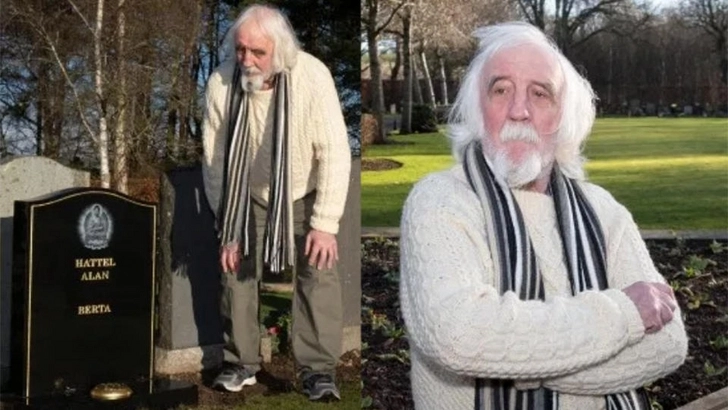 Пенсионер нашел на кладбище свое надгробие, поставленное экс-супругой