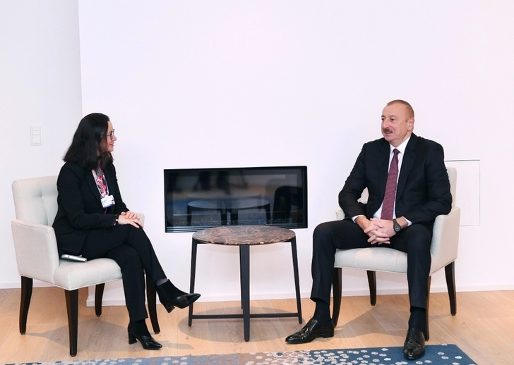 Президент Ильхам Алиев встретился с председателем компании Swiss Re