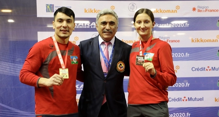 Азербайджанская каратистка завоевала «золото» в Париже - ФОТО