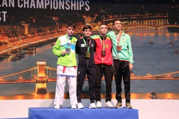 Азербайджанские каратисты завоевали три золотых медали чемпионата Европы