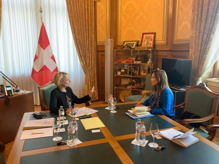 Посол Азербайджана в Швейцарии встретилась с президентом парламента Швейцарии