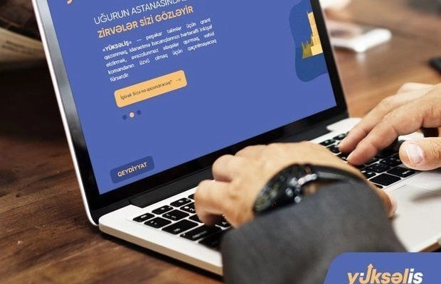 Проведен первый онлайн-экзамен конкурса Yüksəliş