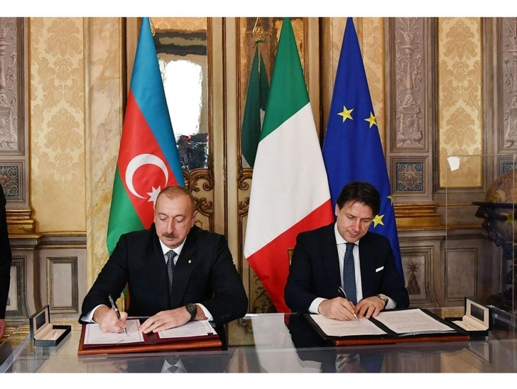 Состоялся обмен азербайджано-итальянскими документами – ФОТО