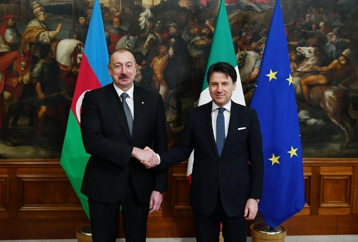 Президент Азербайджана встретился в Риме с председателем Совета министров Италии – ФОТО/ОБНОВЛЕНО