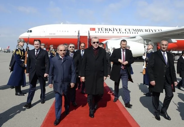 Реджеп Тайип Эрдоган прибыл в Азербайджан - ФОТО/ОБНОВЛЕНО