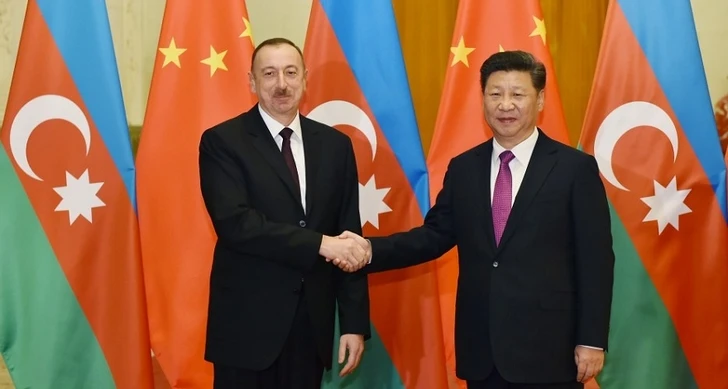 Председатель КНР поблагодарил Президента Азербайджана