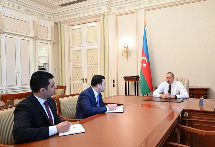Ильхам Алиев принял новоназначенных глав ИВ - ВИДЕО/ОБНОВЛЕНО