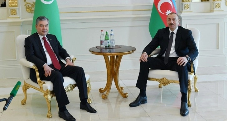 Президенты Азербайджана и Туркменистана провели встречу один на один - ФОТО/ВИДЕО/ОБНОВЛЕНО
