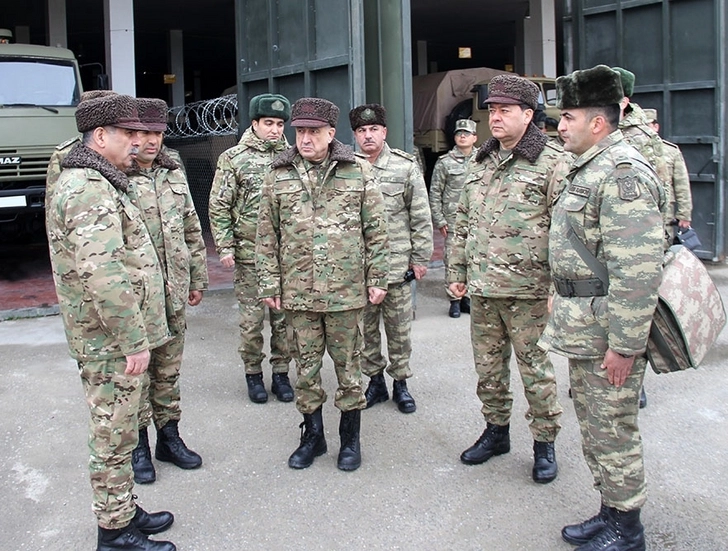 Закир Гасанов и Магеррам Алиев посетили воинские части в прифронтовой зоне - ВИДЕО