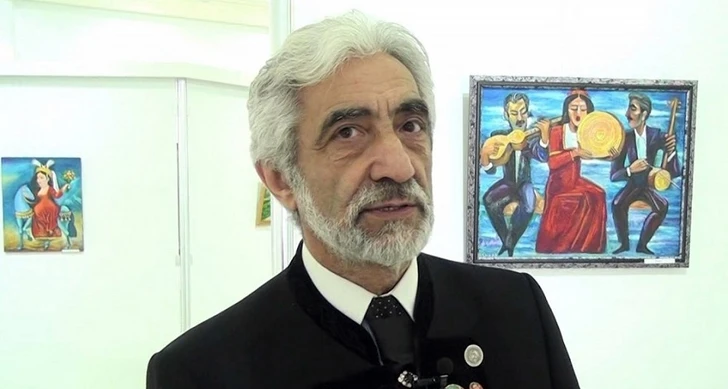 Народный художник Азербайджана посвятил картину новому коронавирусу - ФОТО