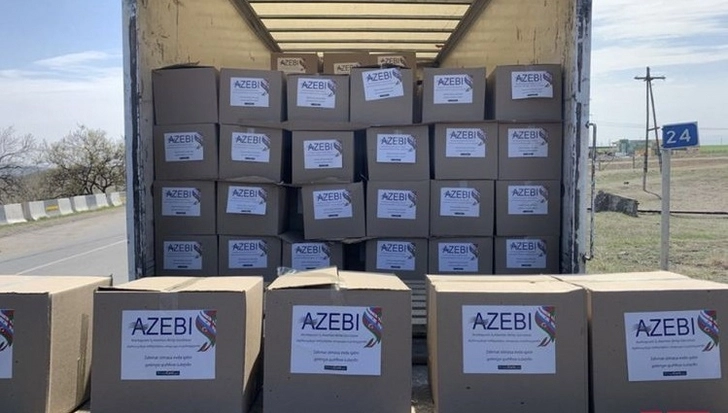 Азербайджан оказал гуманитарную помощь Марнеули и Болниси