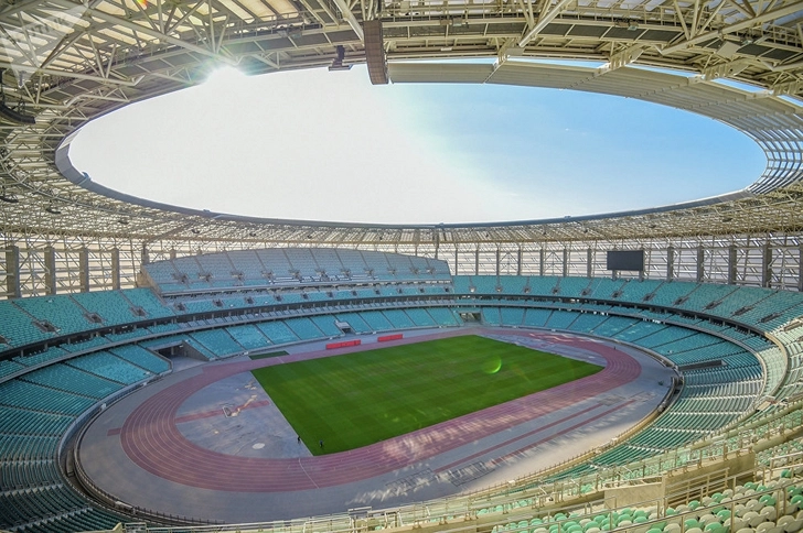 Бакинский олимпийский стадион вошел в число крупнейших арен Европы