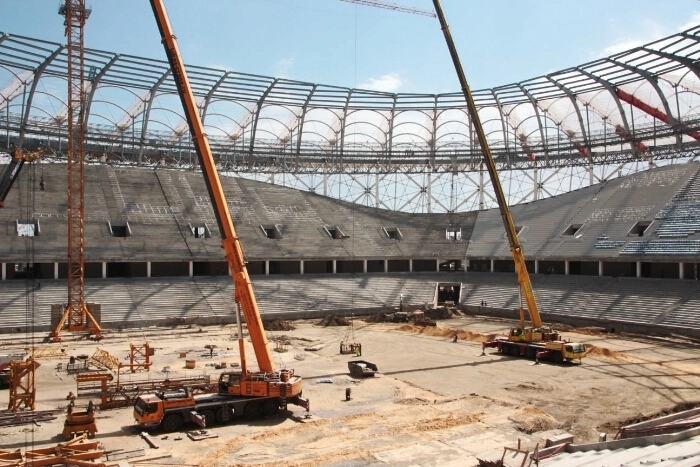 В провинции Гуанчжоу началось строительство самого большого футбольного стадиона в Китае